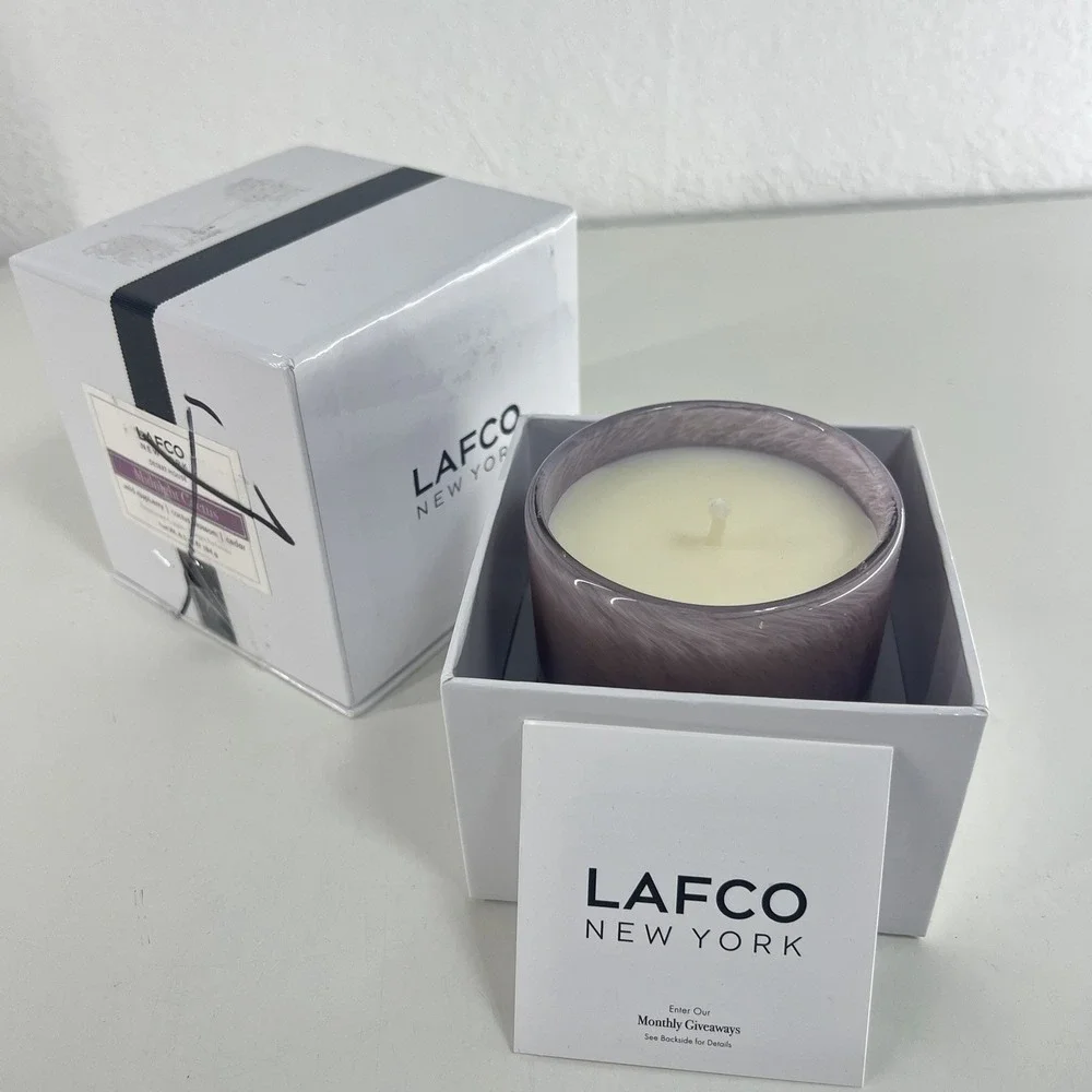 Lafco New York Midnight Cactus Soy Candle - Rasp Cactus Blossum Cedar 6.5 oz